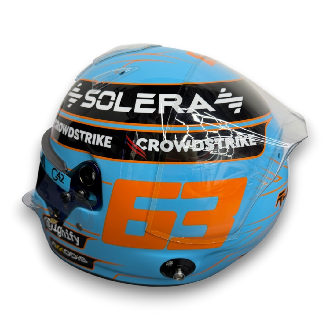 George Russell Official Replica Carbon Helmet British GP 2025 - Image 6