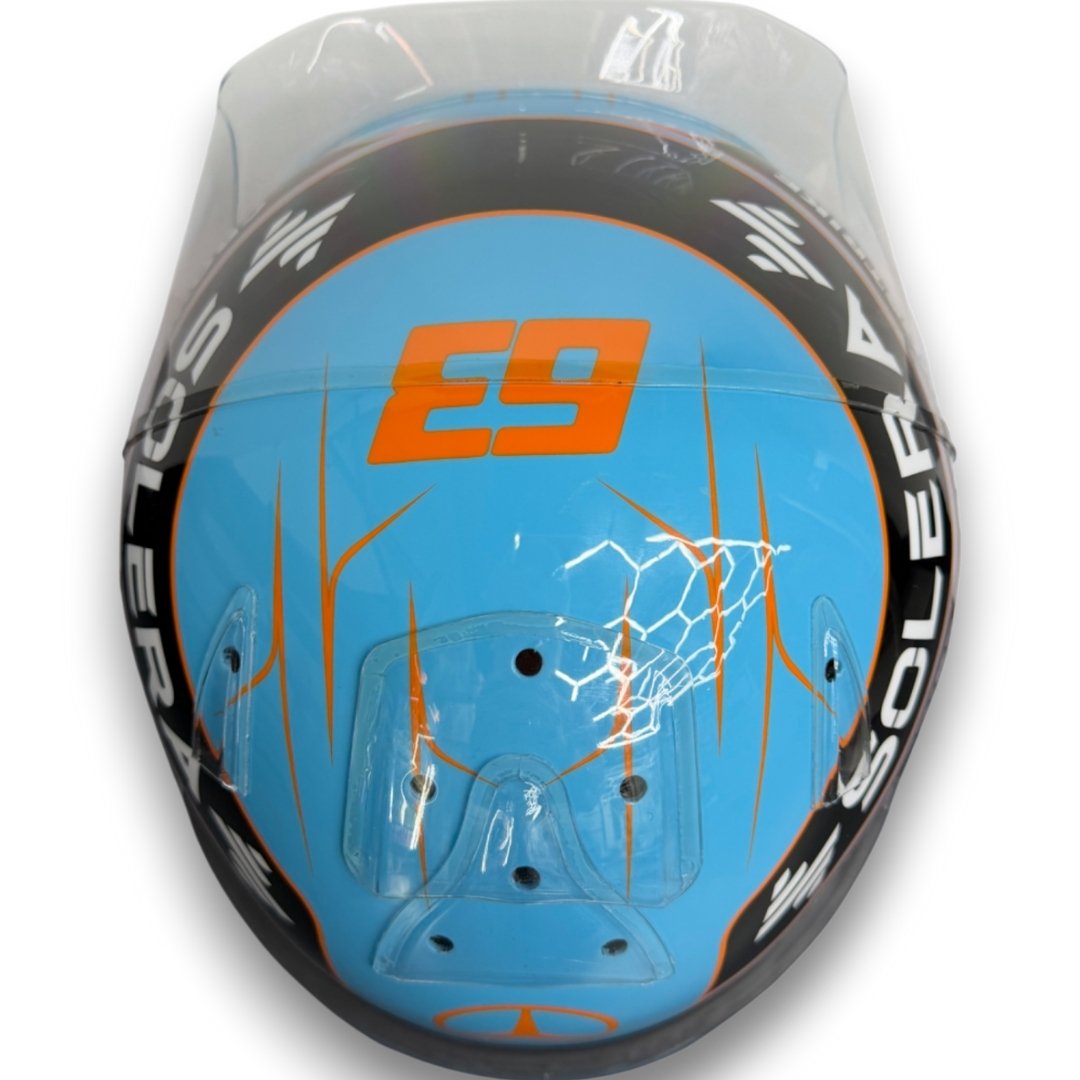George Russell Official Replica Carbon Helmet British GP 2025 - Image 7