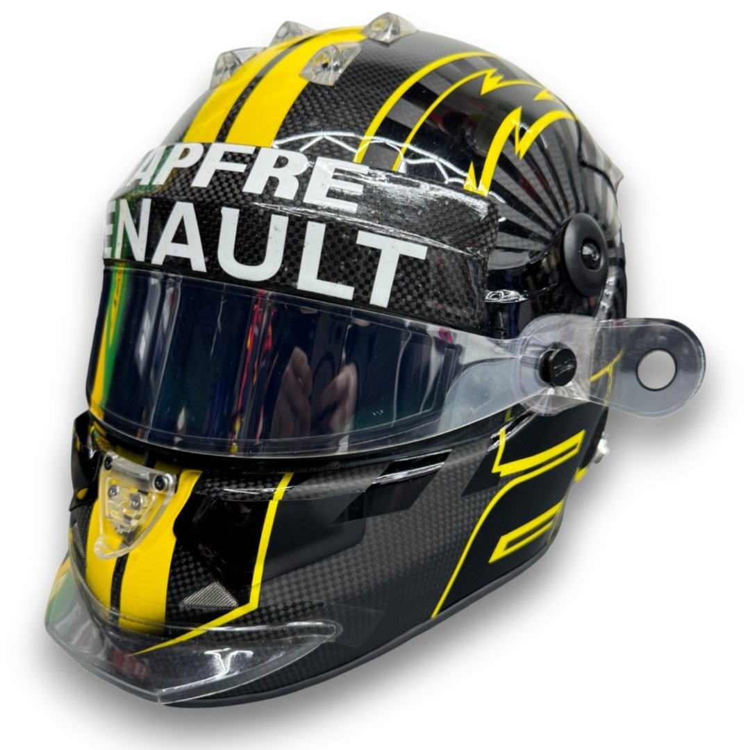 Nico Hulkenberg Race-Used Helmet Brazilian GP 2018