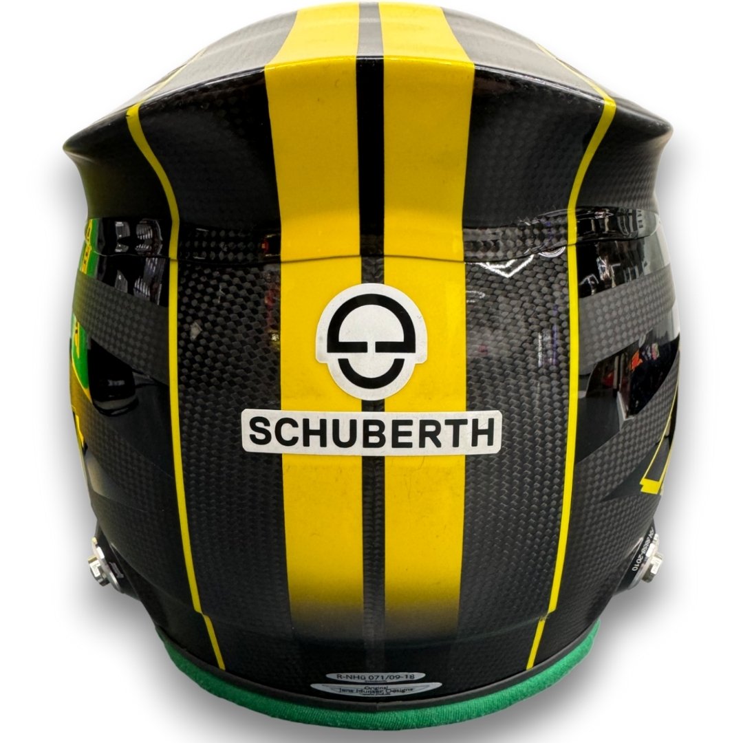 Nico Hulkenberg Race-Used Helmet Brazilian GP 2018 - Image 4