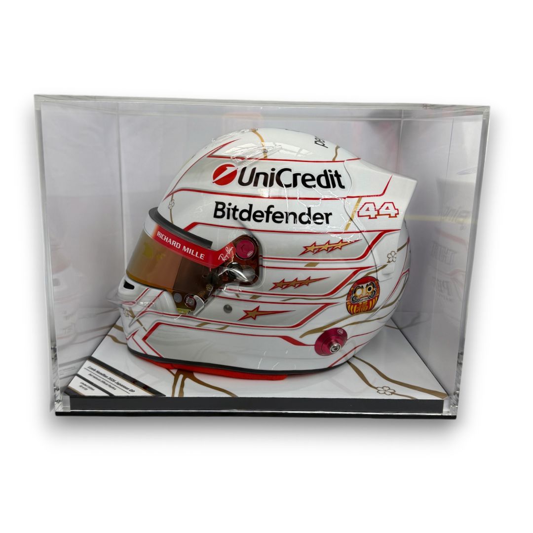 Signed Lewis Hamilton Official Ferrari Bell Helmet Japanese GP 02/20 - Image 3