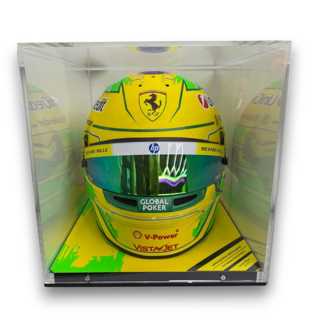 Lewis Hamilton Official Ferrari Bell Helmet Brazill GP 2025 07/10 - Image 2