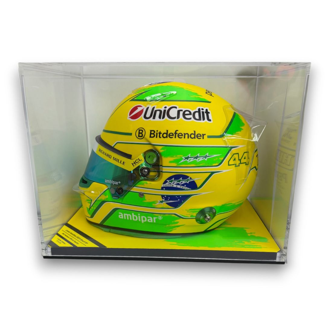 Lewis Hamilton Official Ferrari Bell Helmet Brazill GP 2025 07/10 - Image 3