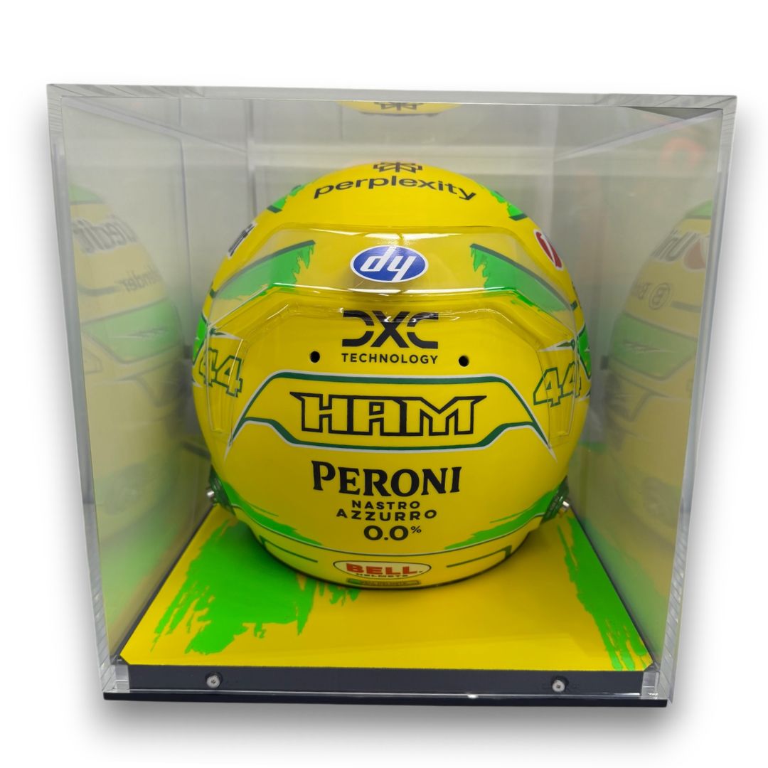 Lewis Hamilton Official Ferrari Bell Helmet Brazill GP 2025 07/10 - Image 4